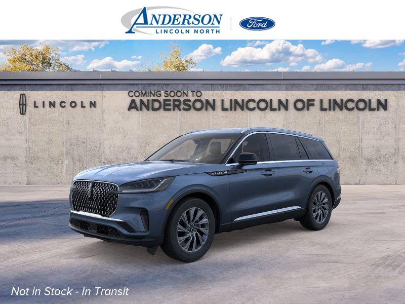 Whisper Blue Metallic Clearcoat 2026 Lincoln Aviator SUV / Crossover All-Wheel Drive Automatic