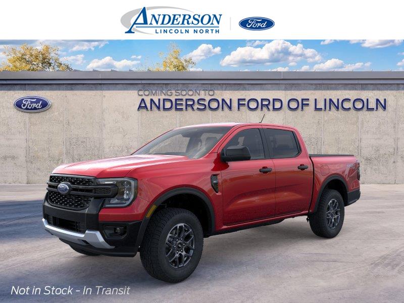 Ruby Red Metallic Tinted Clearcoat 2026 Ford Ranger Pickup Truck Four-Wheel Drive Automatic