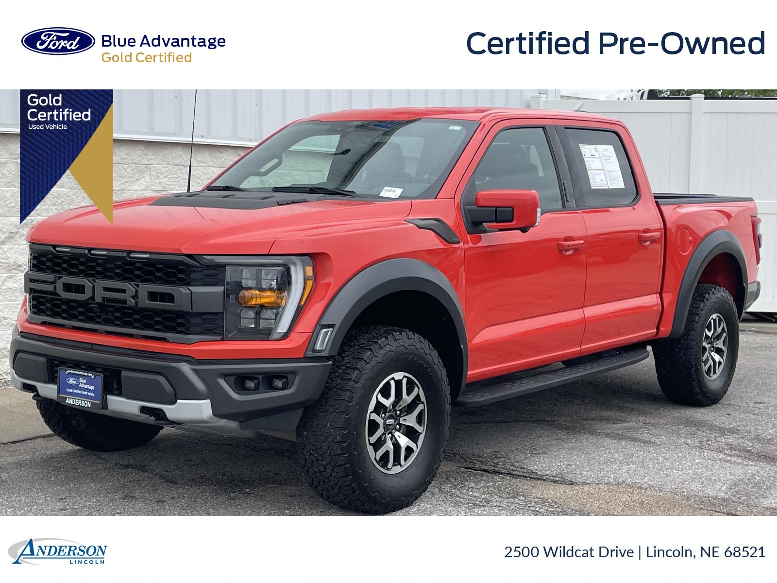 Used 2021 Ford F-150 Raptor Crew Cab Truck for sale in Lincoln NE