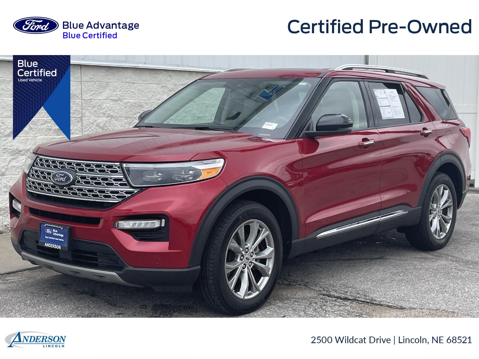 Used 2021 Ford Explorer Limited SUV for sale in Lincoln NE