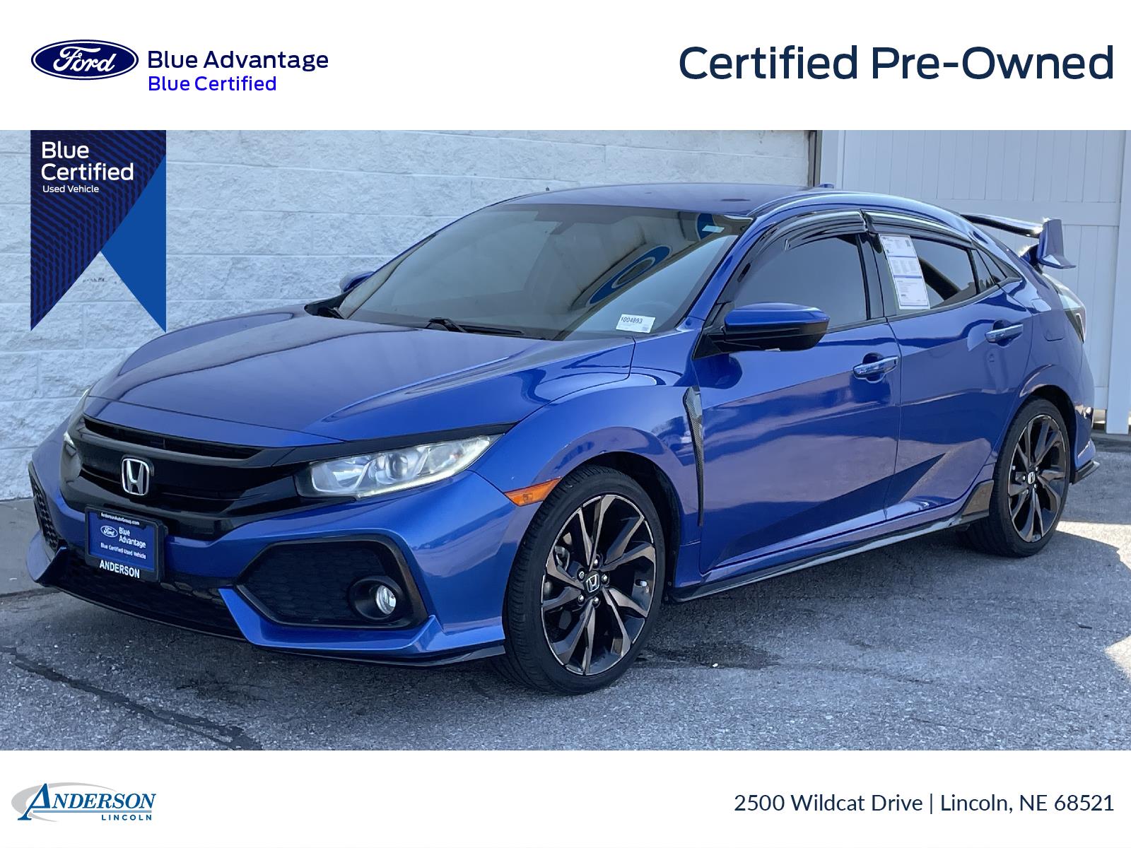 Used 2018 Honda Civic Hatchback Sport Hatchback for sale in Lincoln NE