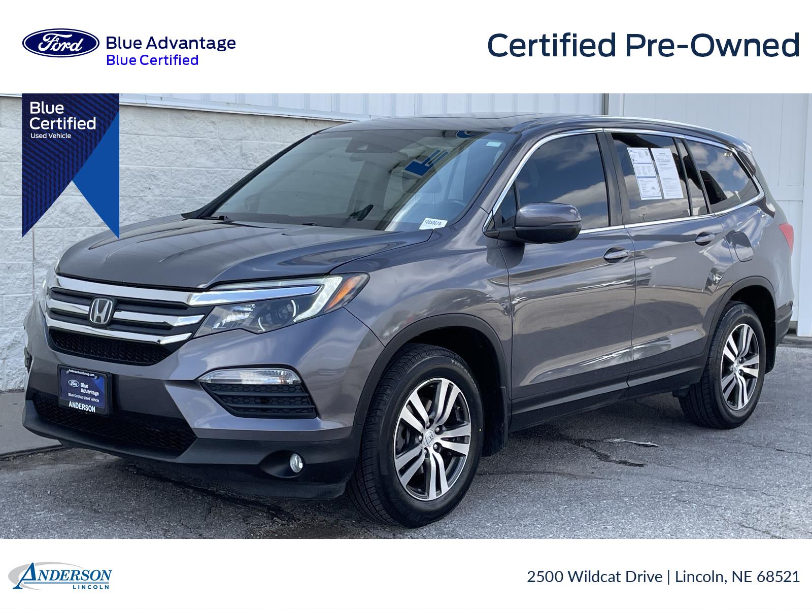 Used 2016 Honda Pilot EX-L SUV for sale in Lincoln NE