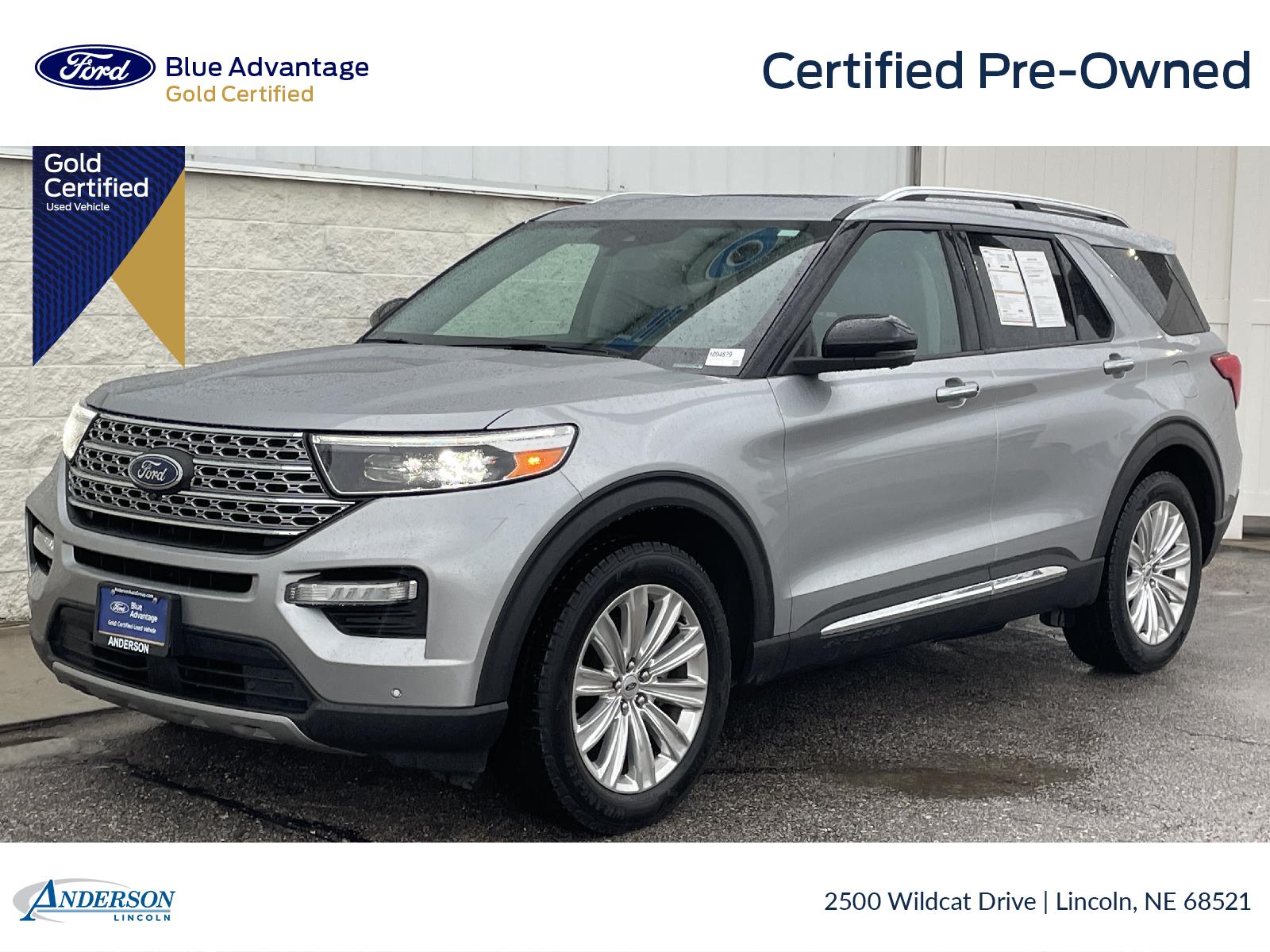 Used 2021 Ford Explorer Limited SUV for sale in Lincoln NE