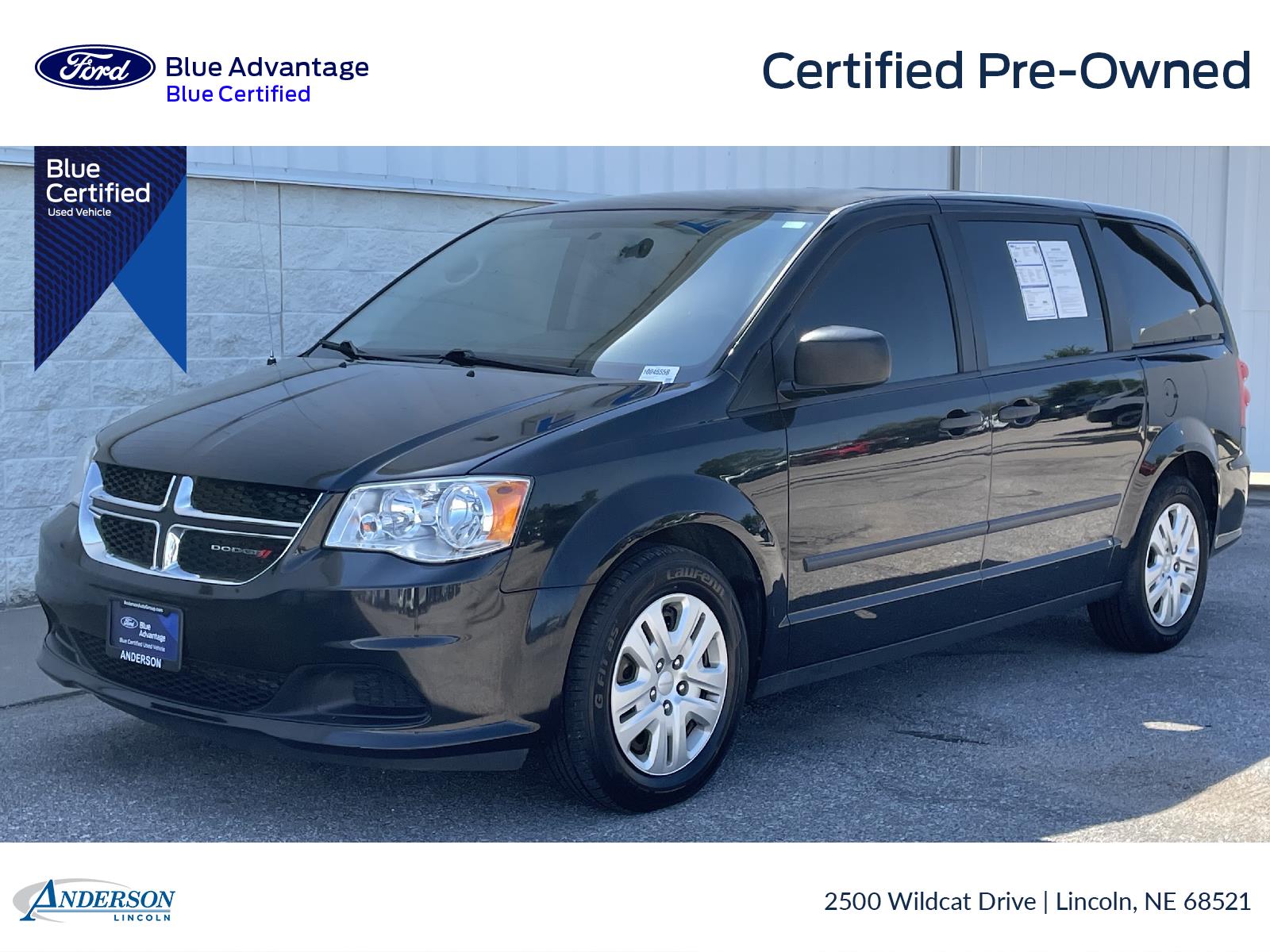 Used 2016 Dodge Grand Caravan American Value Pkg Stock: 1004555B