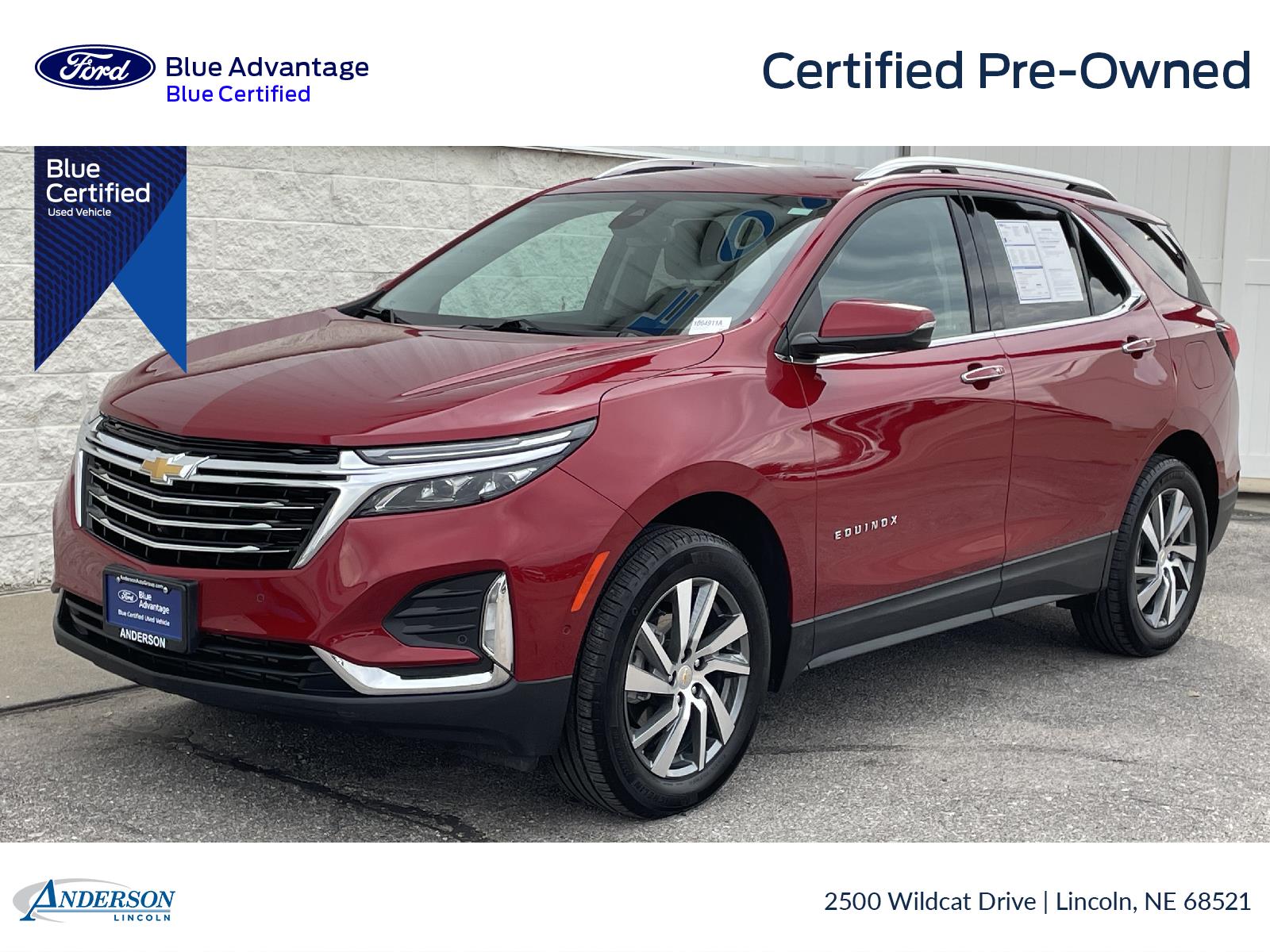 Used 2022 Chevrolet Equinox Premier SUV for sale in Lincoln NE