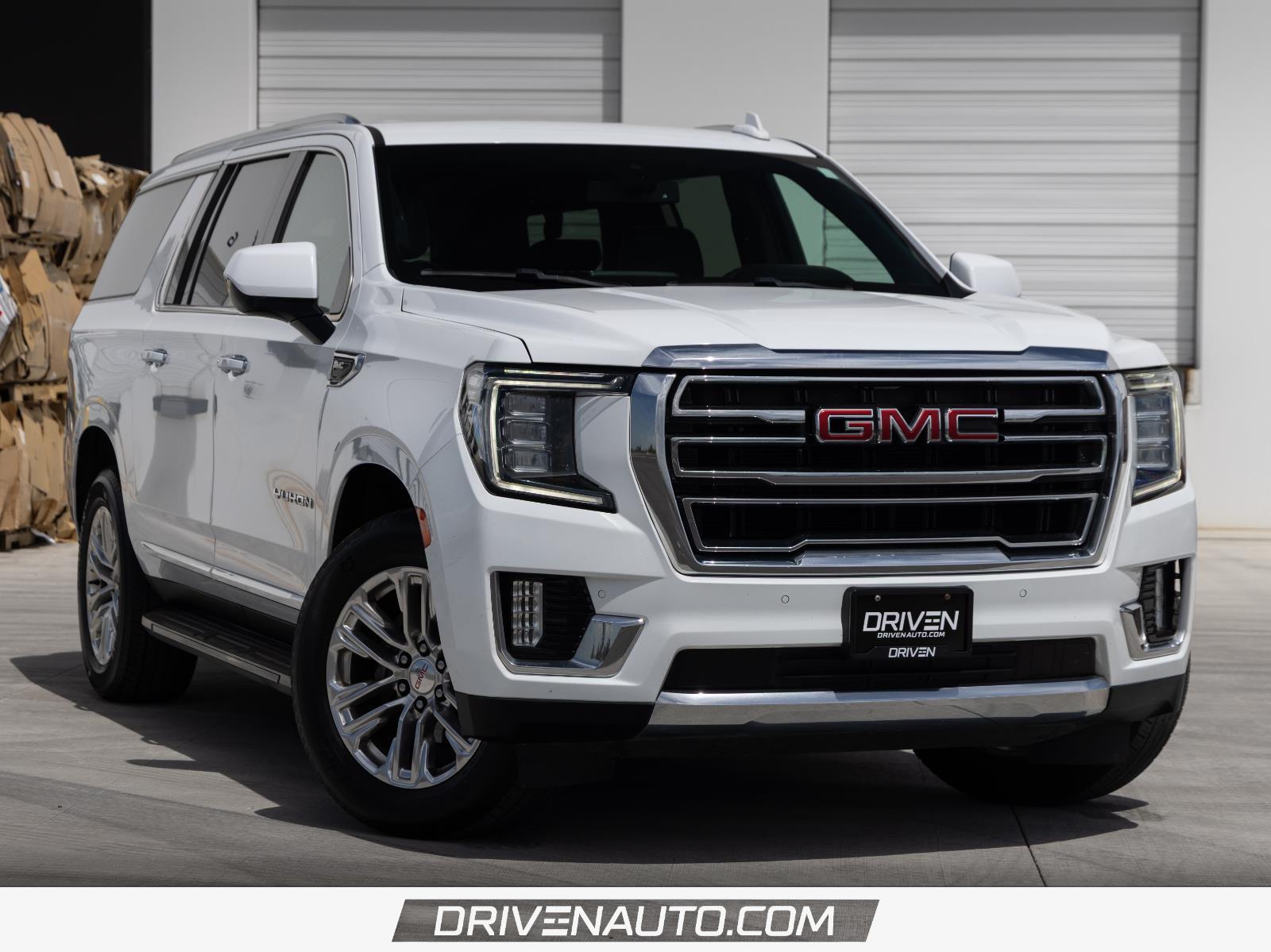 Summit White 2021 GMC Yukon XL SUV / Crossover Four-Wheel Drive Automatic