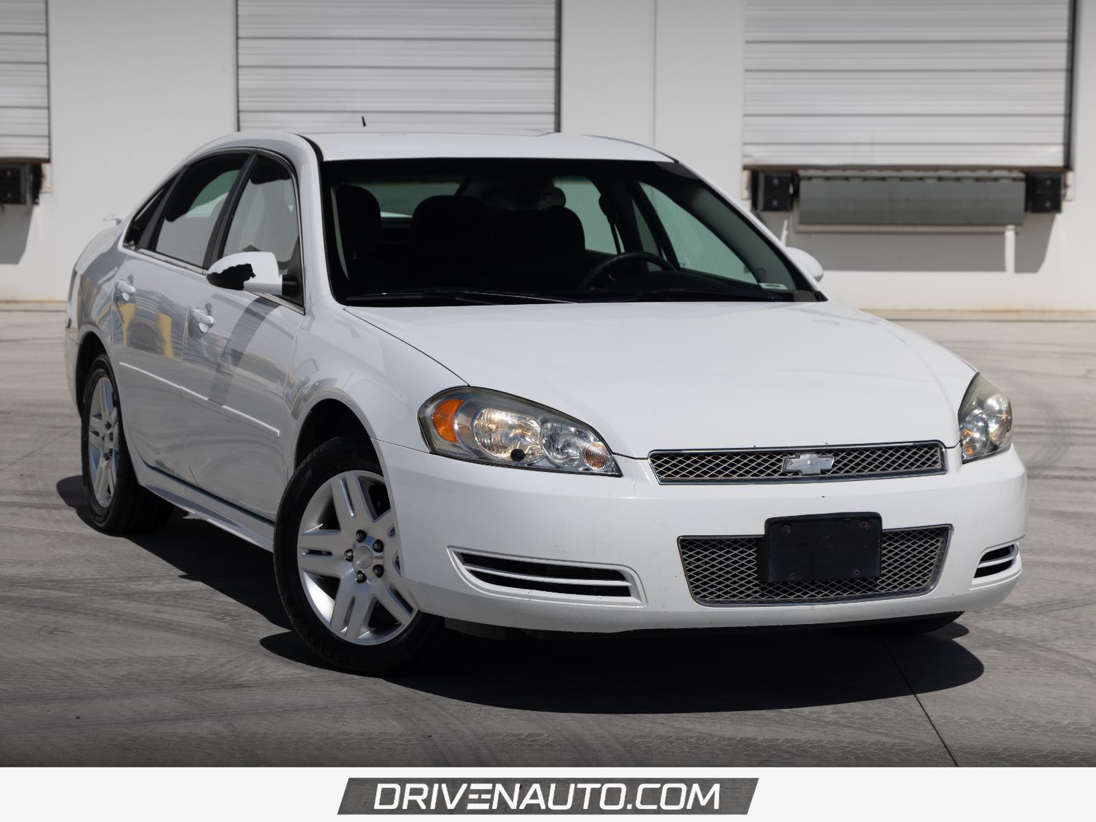Summit White 2013 Chevrolet Impala Sedan Front-Wheel Drive 6-Speed Automatic Overdrive