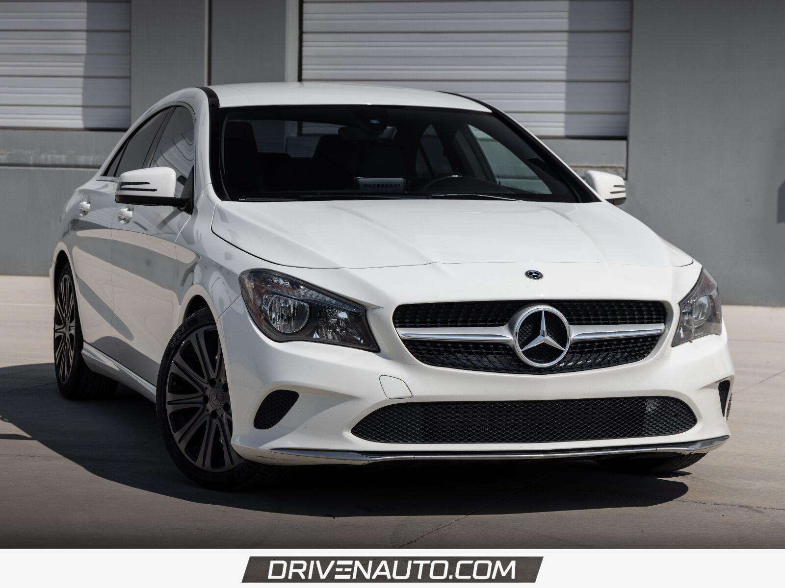Cirrus White 2018 Mercedes-Benz CLA Sedan All-Wheel Drive Automatic