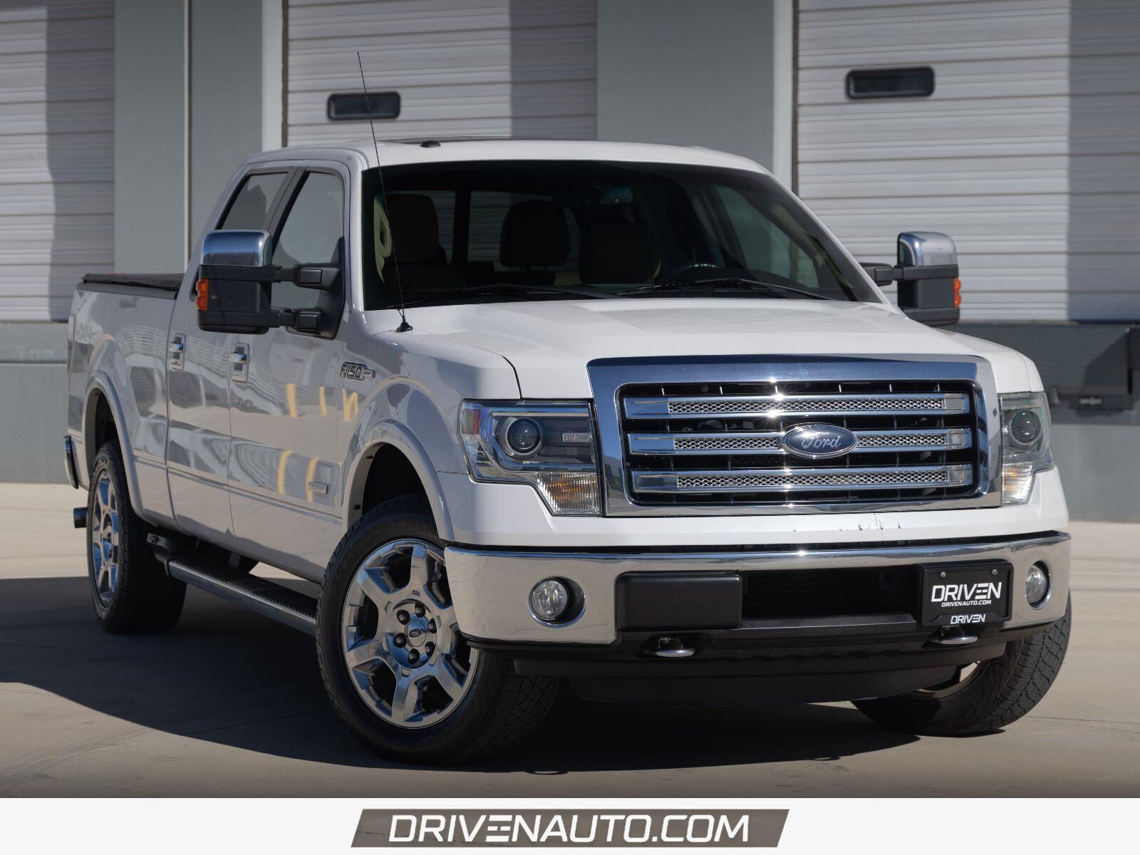 White Platinum Metallic Tri-Coat 2013 Ford F-150 Pickup Truck Four-Wheel Drive 6-Speed Automatic