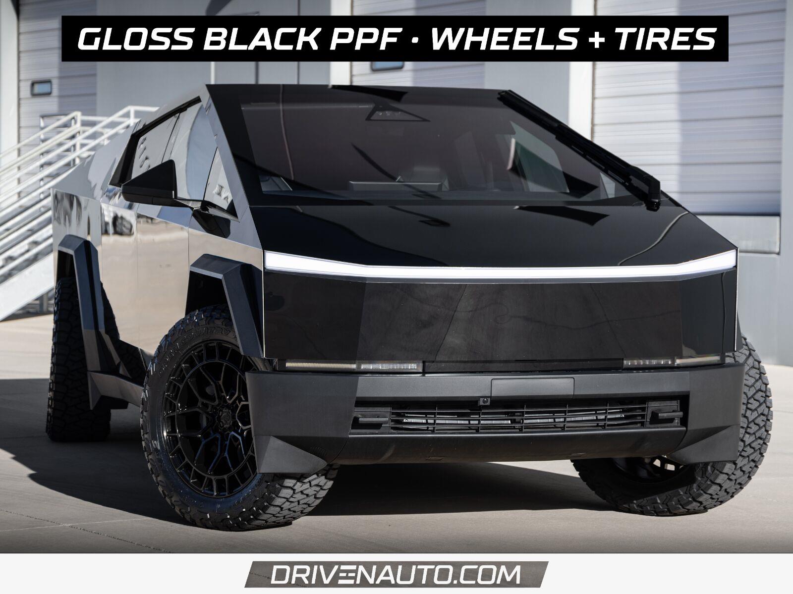 Gray (Ultra-Hard Stainless Steel) 2025 Tesla Cybertruck Pickup Truck All-Wheel Drive Automatic