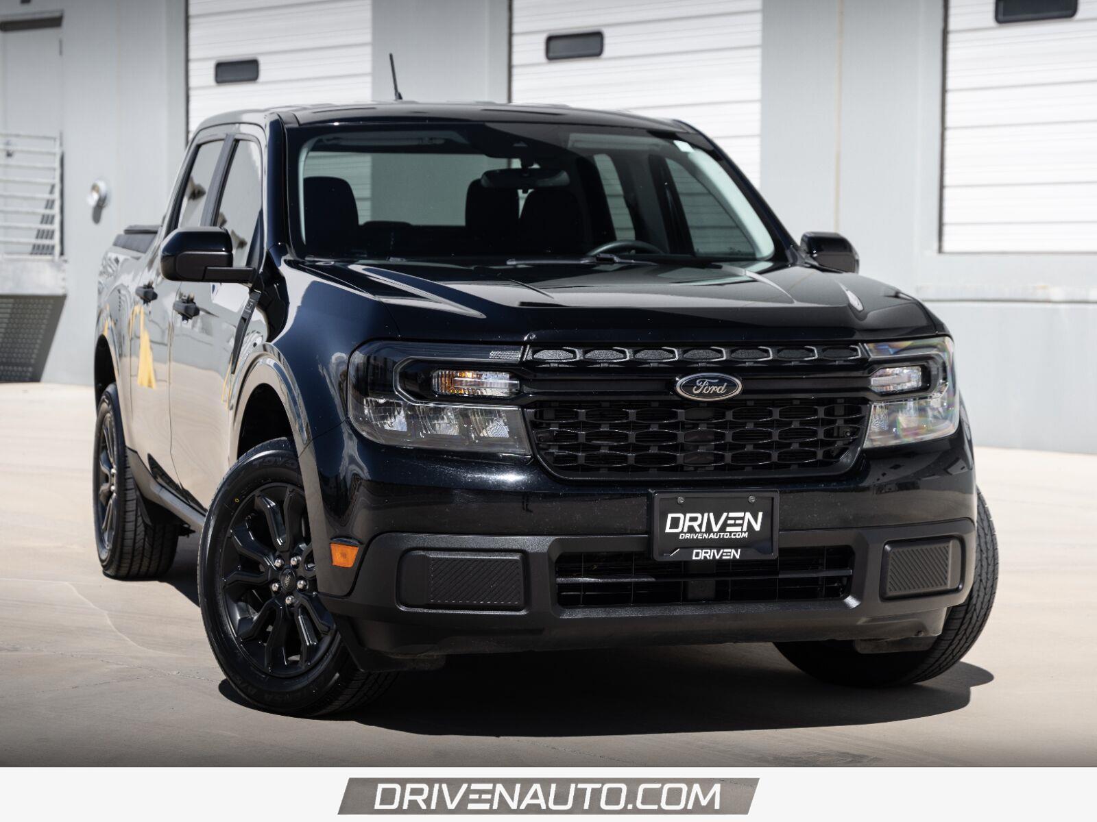 Shadow Black 2023 Ford Maverick Pickup Truck Front-Wheel Drive 1-Speed Dual Clutch