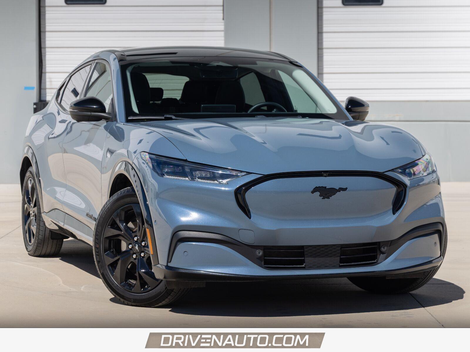 Vapor Blue 2023 Ford Mustang Mach-E SUV / Crossover All-Wheel Drive Automatic