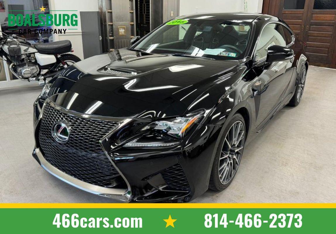 Black (Obsidian) 2015 Lexus RC F F RWD Coupe Rear-Wheel Drive Automatic