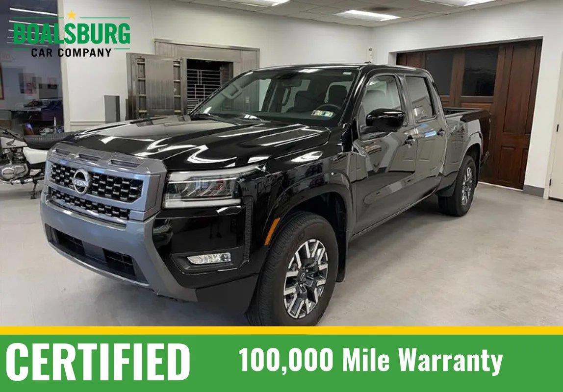 Super Black 2025 Nissan Frontier Pickup Truck Four-Wheel Drive Automatic