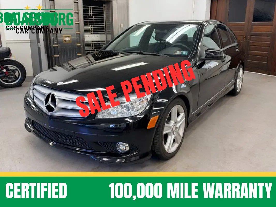 Black 2010 Mercedes-Benz C-Class Sedan All-Wheel Drive Automatic