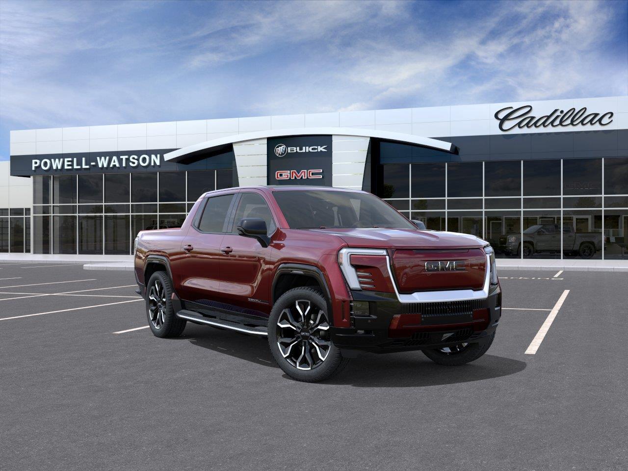 Dark Ember Tintcoat 2025 GMC Sierra EV Pickup Truck All-Wheel Drive Automatic
