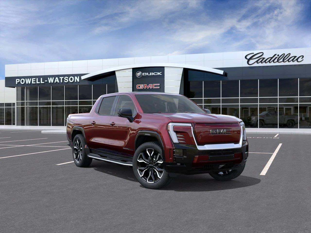 Dark Ember Tintcoat 2025 GMC Sierra EV Pickup Truck All-Wheel Drive Automatic