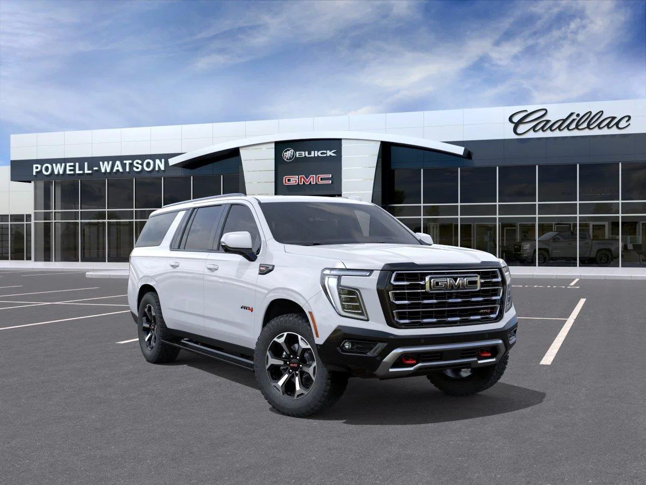 Summit White 2026 GMC Yukon XL SUV / Crossover Four-Wheel Drive Automatic