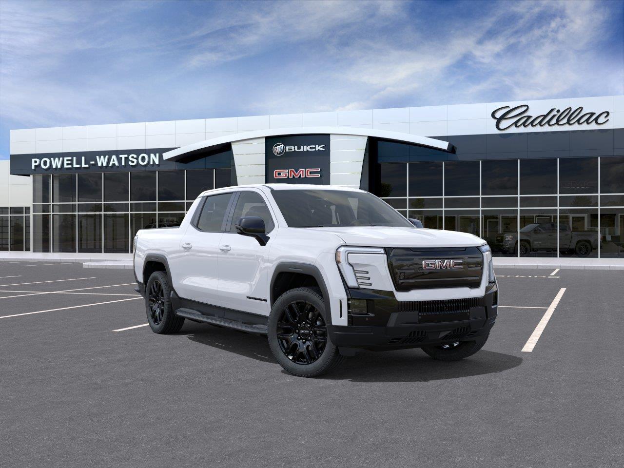Summit White 2026 GMC Sierra EV Pickup Truck All-Wheel Drive Automatic