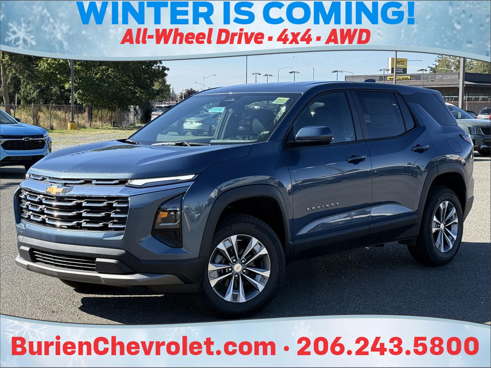 Lakeshore Blue Metallic 2027 Chevrolet Equinox SUV / Crossover Four-Wheel Drive 8-Speed Automatic