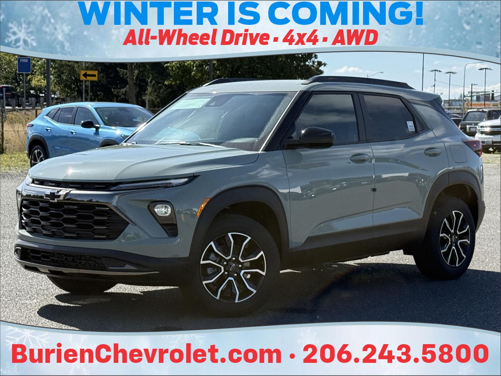 Cacti Green 2026 Chevrolet Trailblazer SUV / Crossover Four-Wheel Drive 9-Speed Automatic