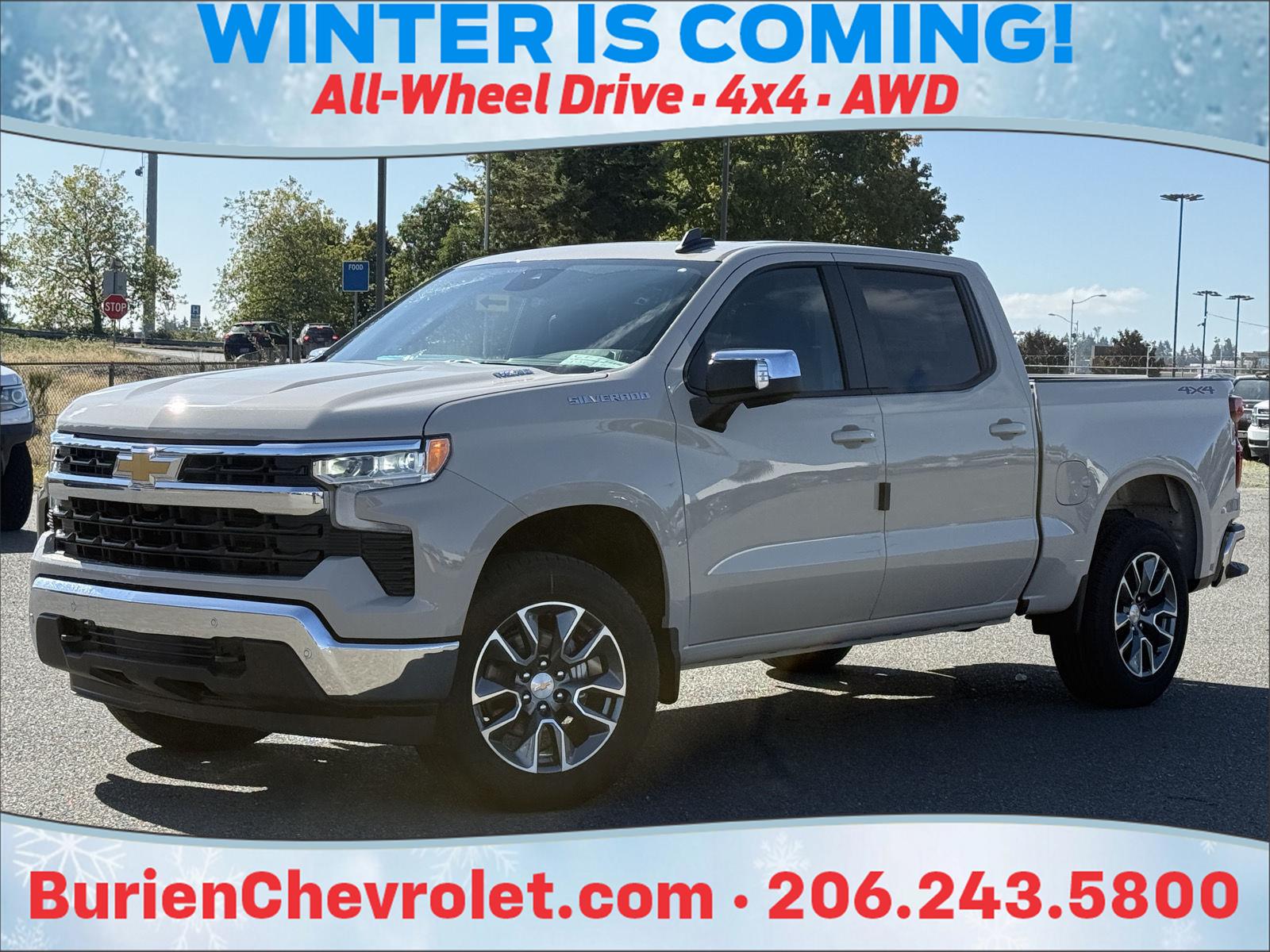 White Sands 2026 Chevrolet Silverado 1500 Pickup Truck Four-Wheel Drive 8-Speed Automatic