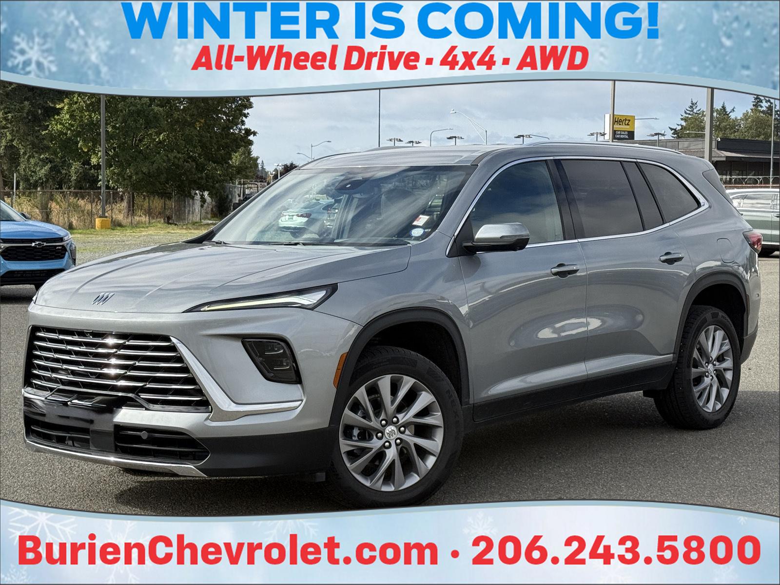 Moonstone Gray Metallic 2025 Buick Enclave SUV / Crossover Four-Wheel Drive 8-Speed Automatic