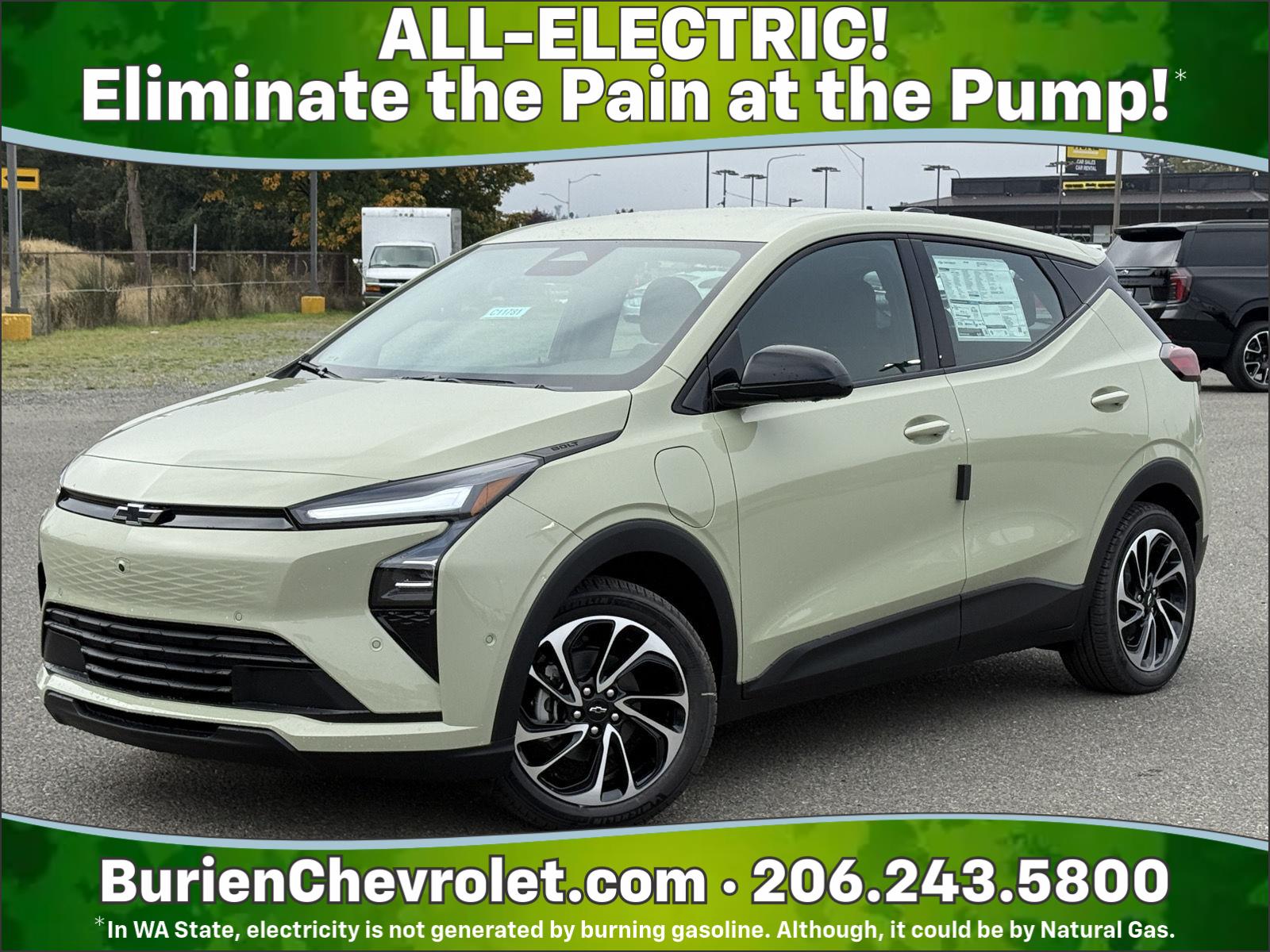 Relic Green Metallic 2027 Chevrolet Bolt SUV / Crossover Front-Wheel Drive Automatic