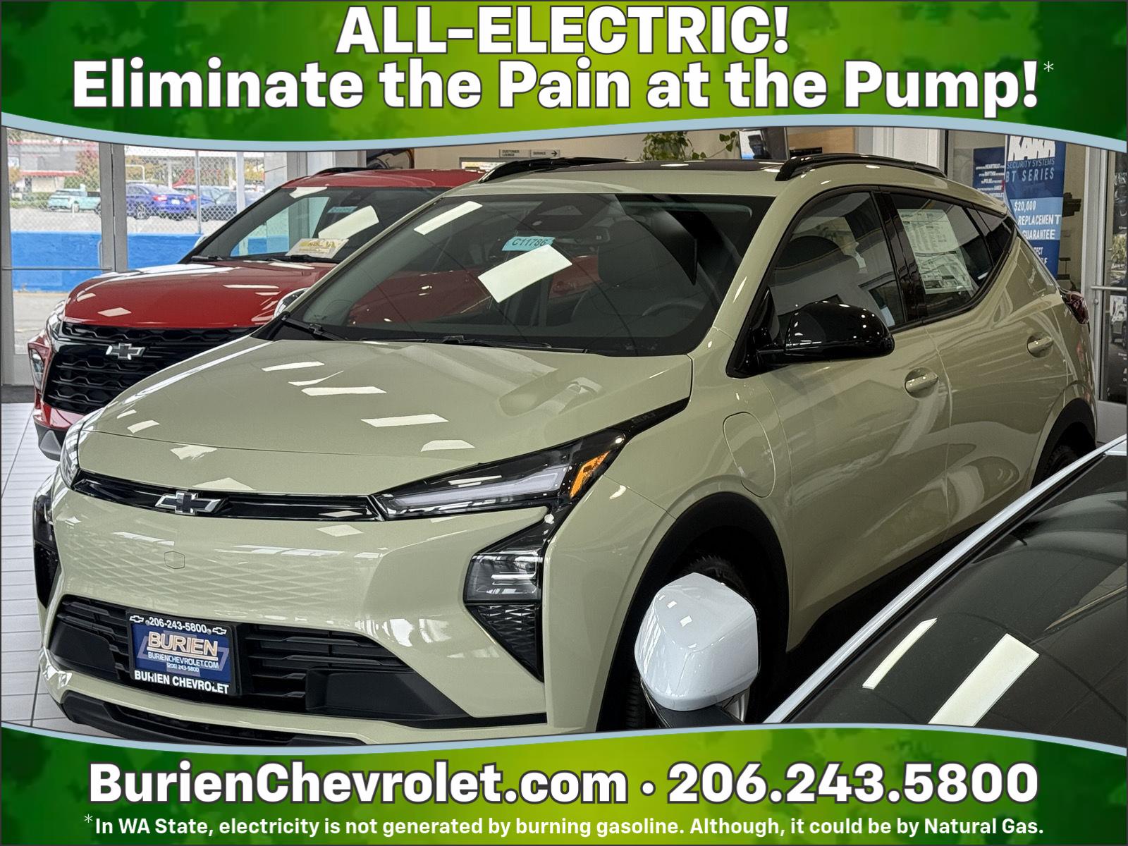 Relic Green Metallic 2027 Chevrolet Bolt SUV / Crossover Front-Wheel Drive Automatic