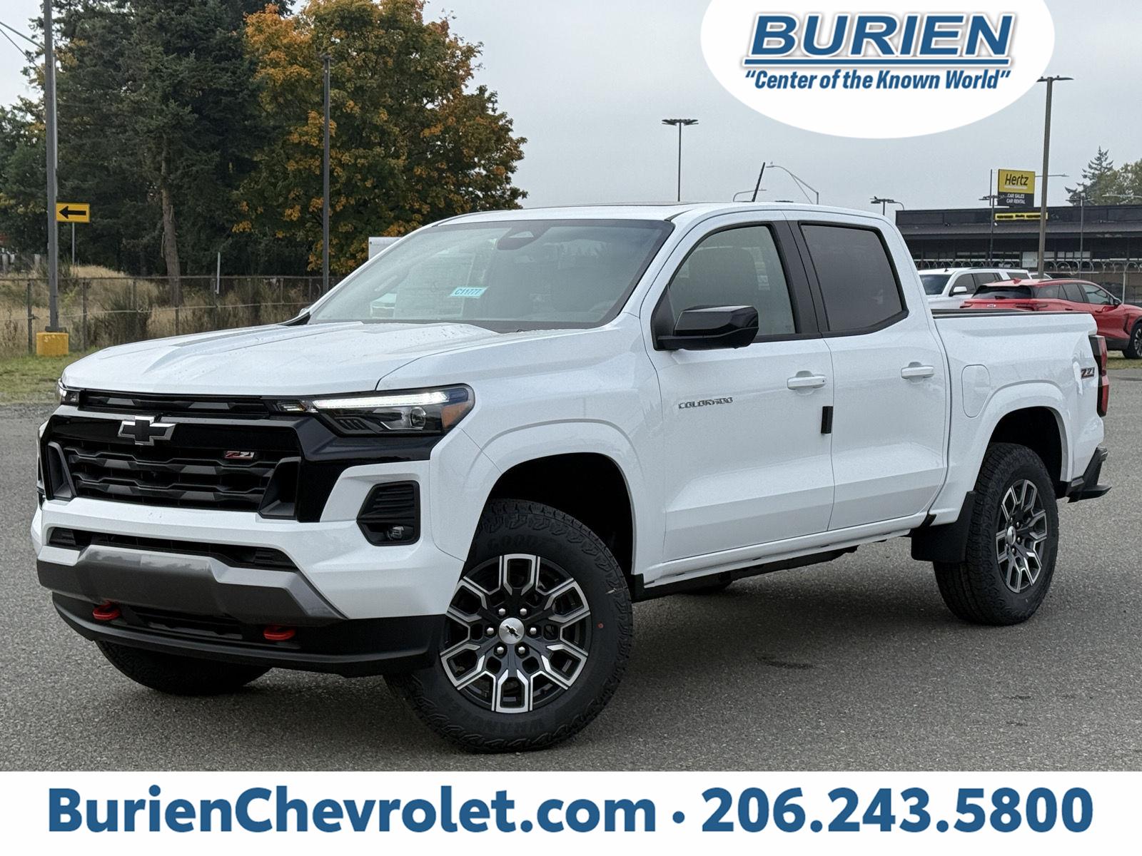 Summit White 2026 Chevrolet Colorado Pickup Truck Four-Wheel Drive 8-Speed Automatic