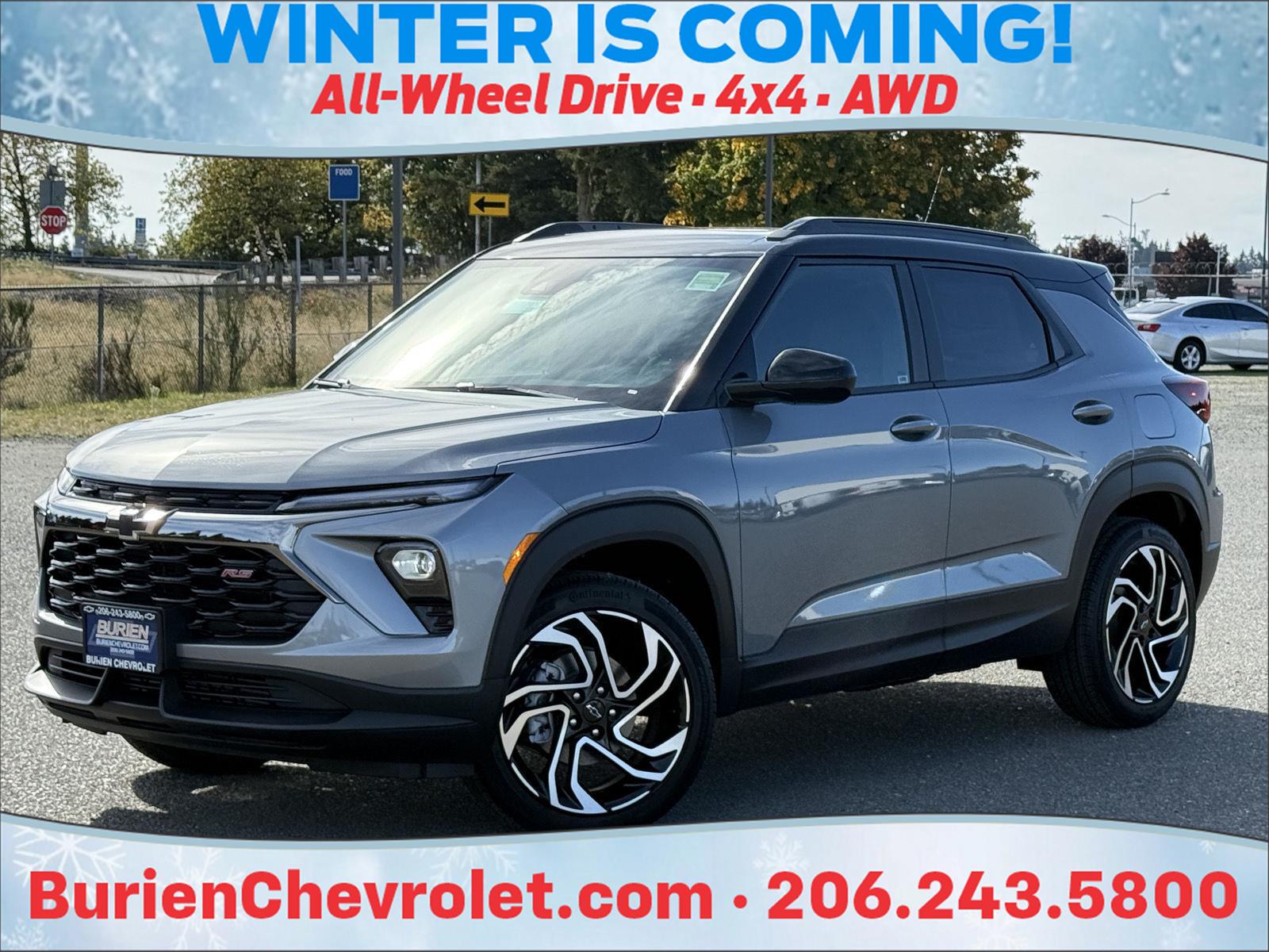 Sterling Gray Metallic 2026 Chevrolet Trailblazer SUV / Crossover Four-Wheel Drive 9-Speed Automatic