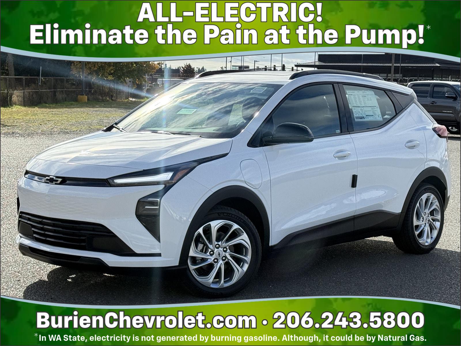 Summit White 2027 Chevrolet Bolt SUV / Crossover Front-Wheel Drive Automatic
