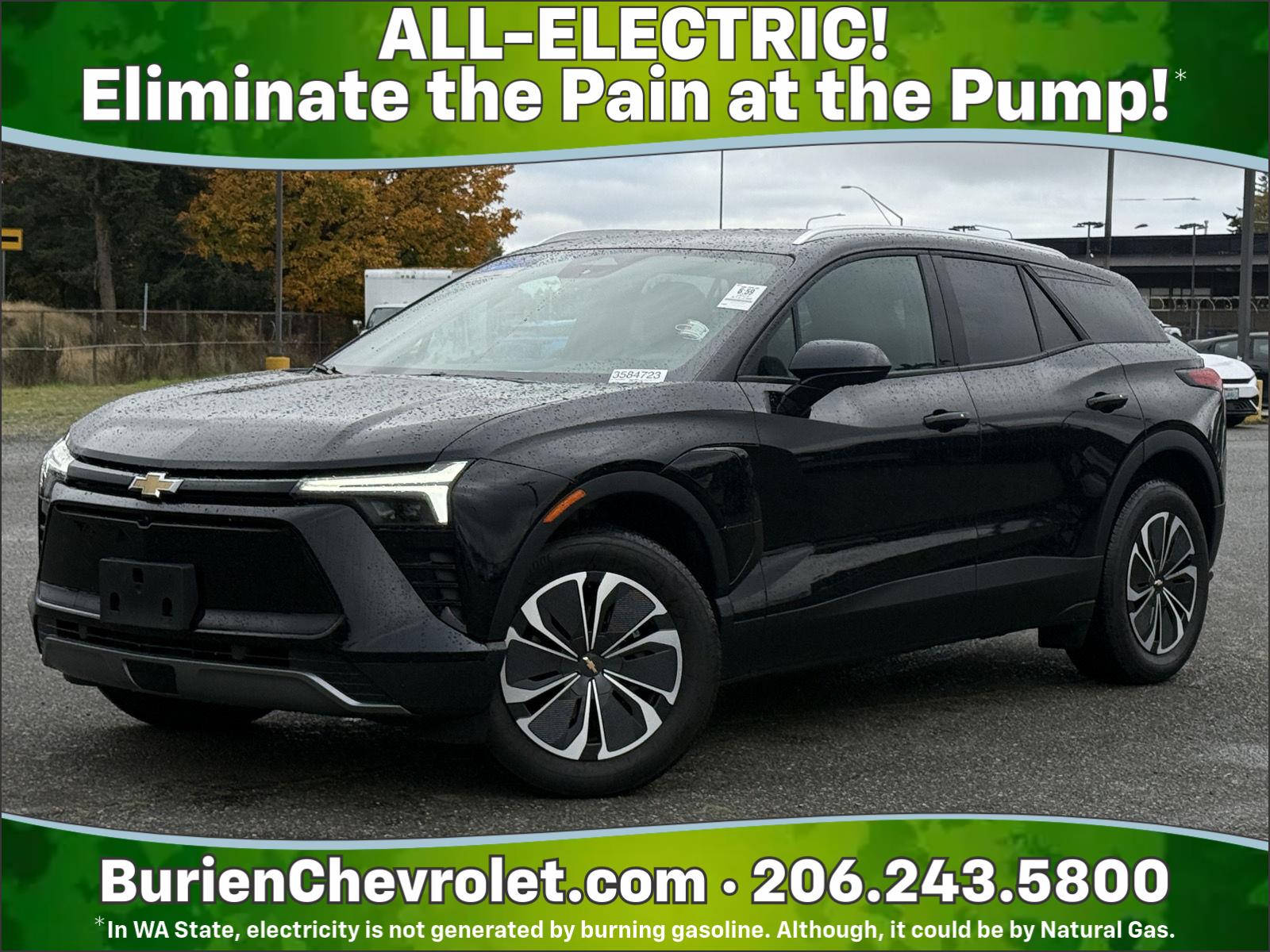 Black 2024 Chevrolet Blazer EV SUV / Crossover All-Wheel Drive Automatic