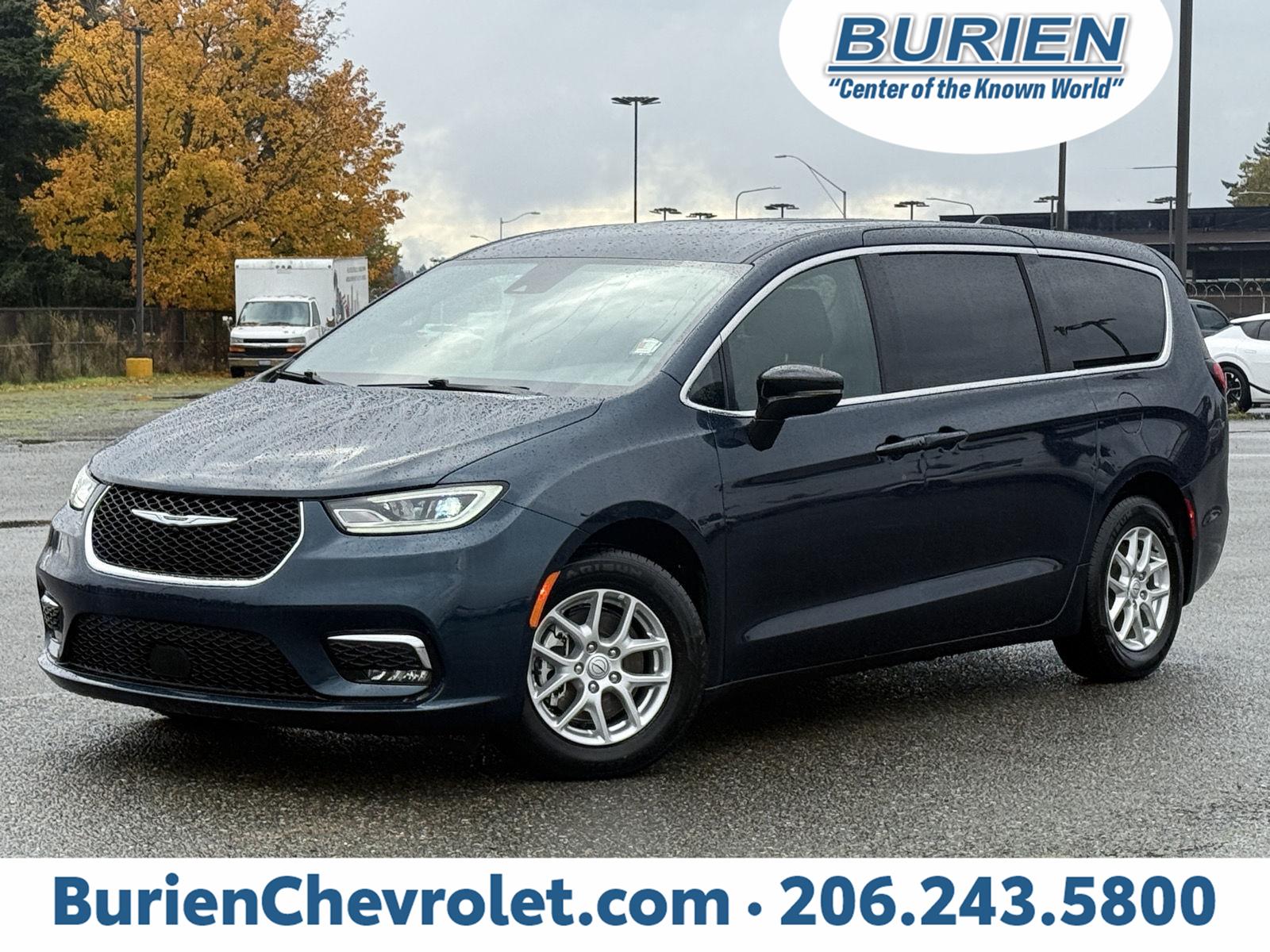 Blue 2025 Chrysler Pacifica Minivan Front-Wheel Drive