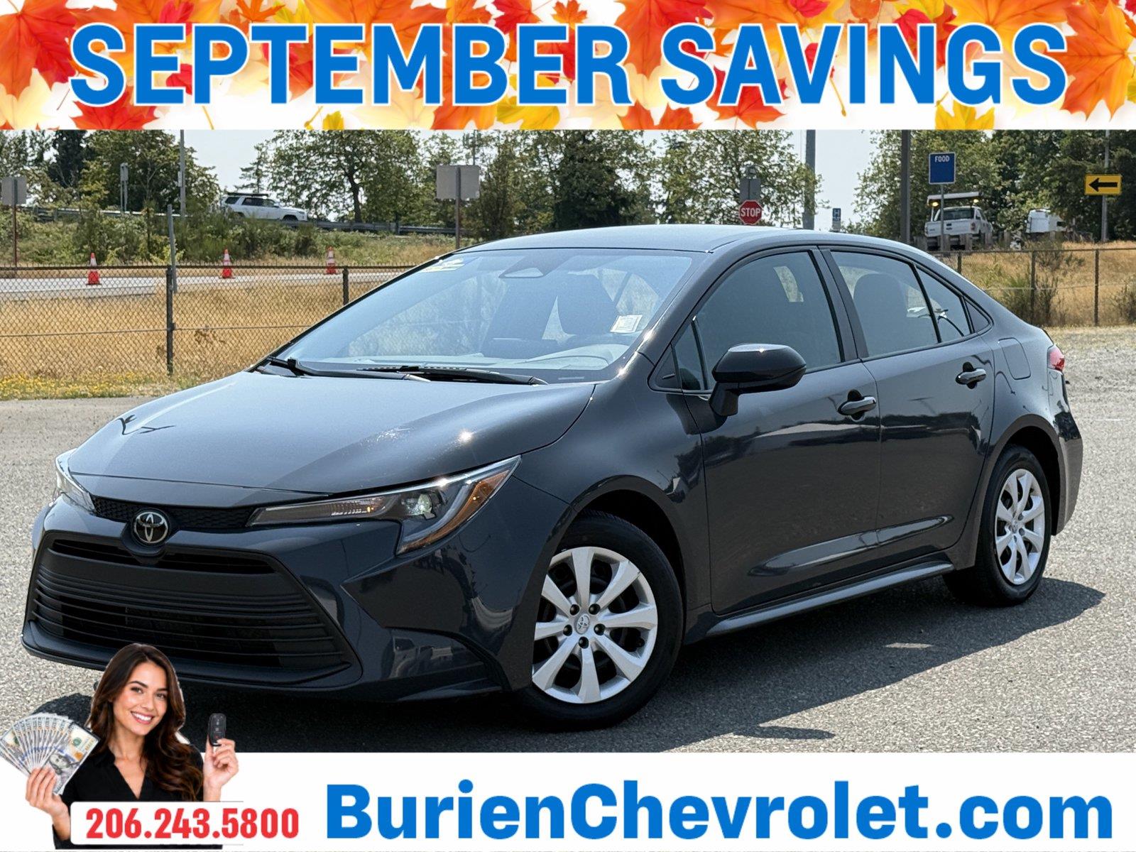 Underground 2024 Toyota Corolla Sedan Front-Wheel Drive Continuously Variable Transmission