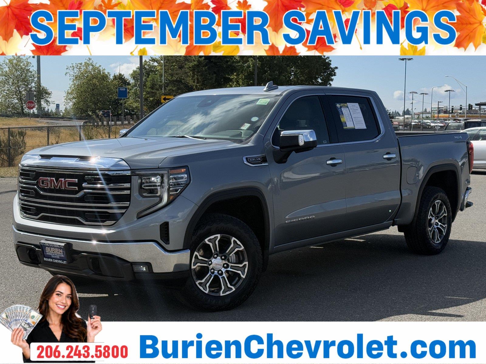 Sterling Metallic 2025 GMC Sierra 1500 Pickup Truck Four-Wheel Drive Automatic