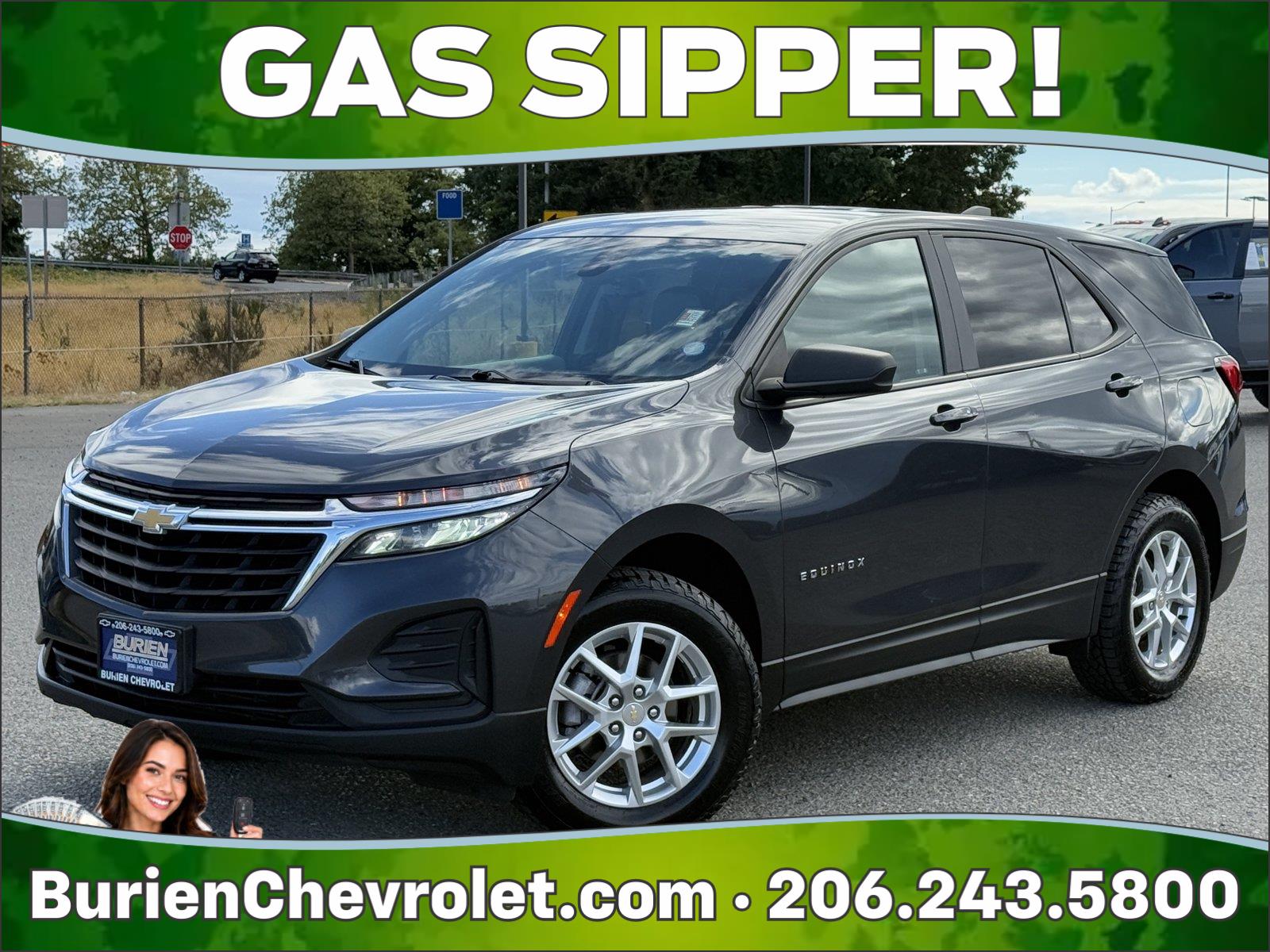 Mosaic Black Metallic 2022 Chevrolet Equinox SUV / Crossover Four-Wheel Drive 6-Speed Automatic Overdrive