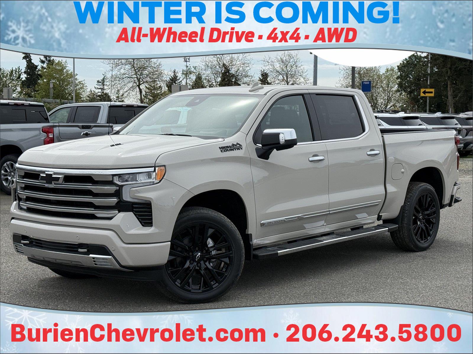 White Sands 2026 Chevrolet Silverado 1500 Pickup Truck Four-Wheel Drive Automatic