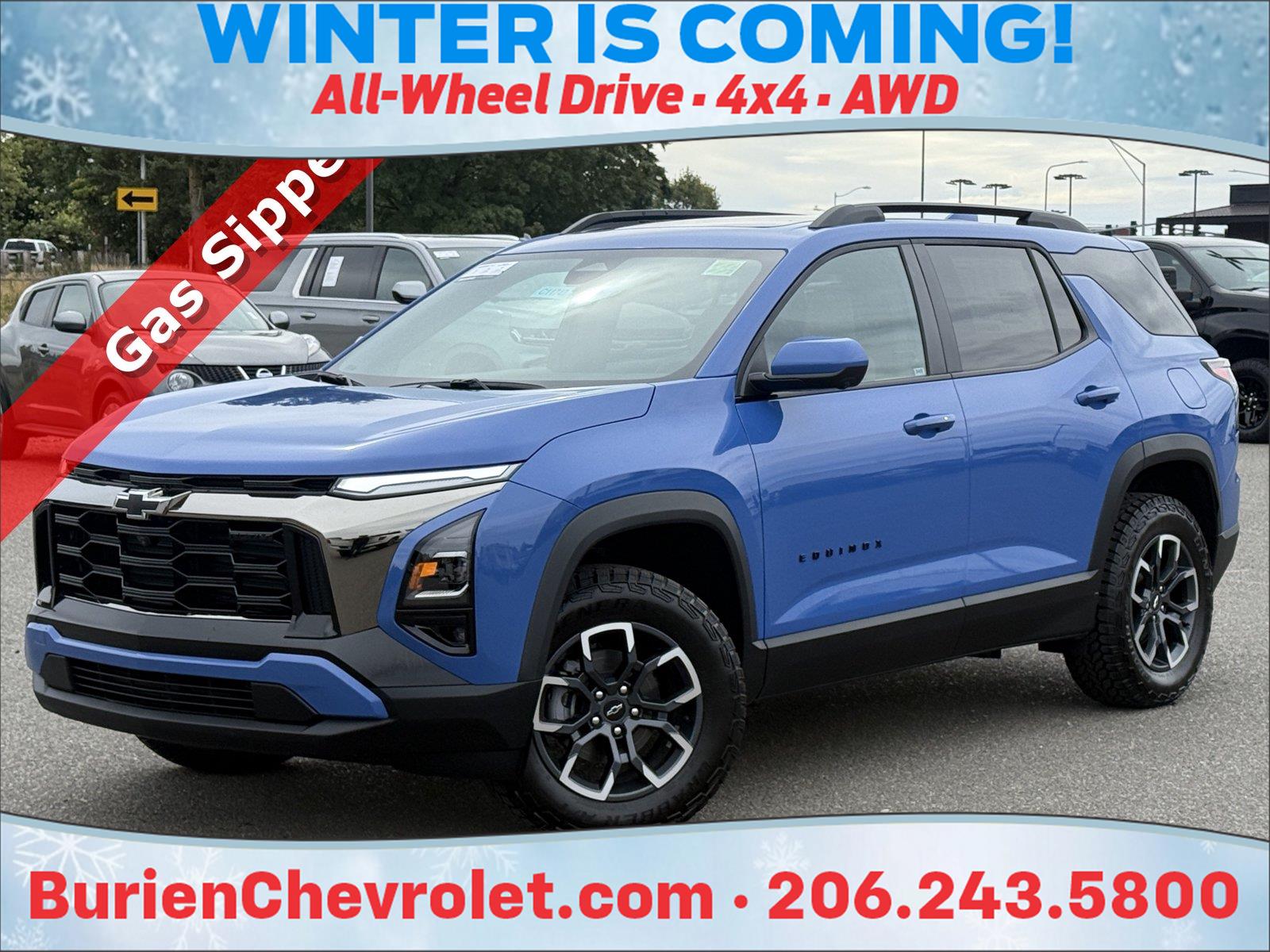 Reef Blue Metallic 2027 Chevrolet Equinox SUV / Crossover Four-Wheel Drive 8-Speed Automatic