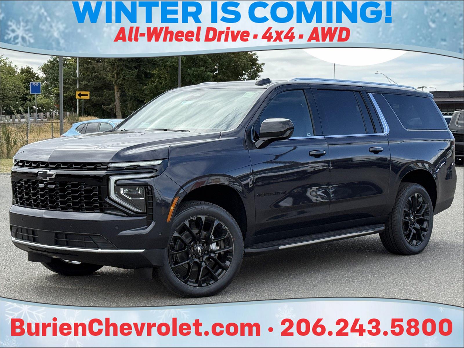 Dark Ash Metallic 2026 Chevrolet Suburban SUV / Crossover Four-Wheel Drive Automatic