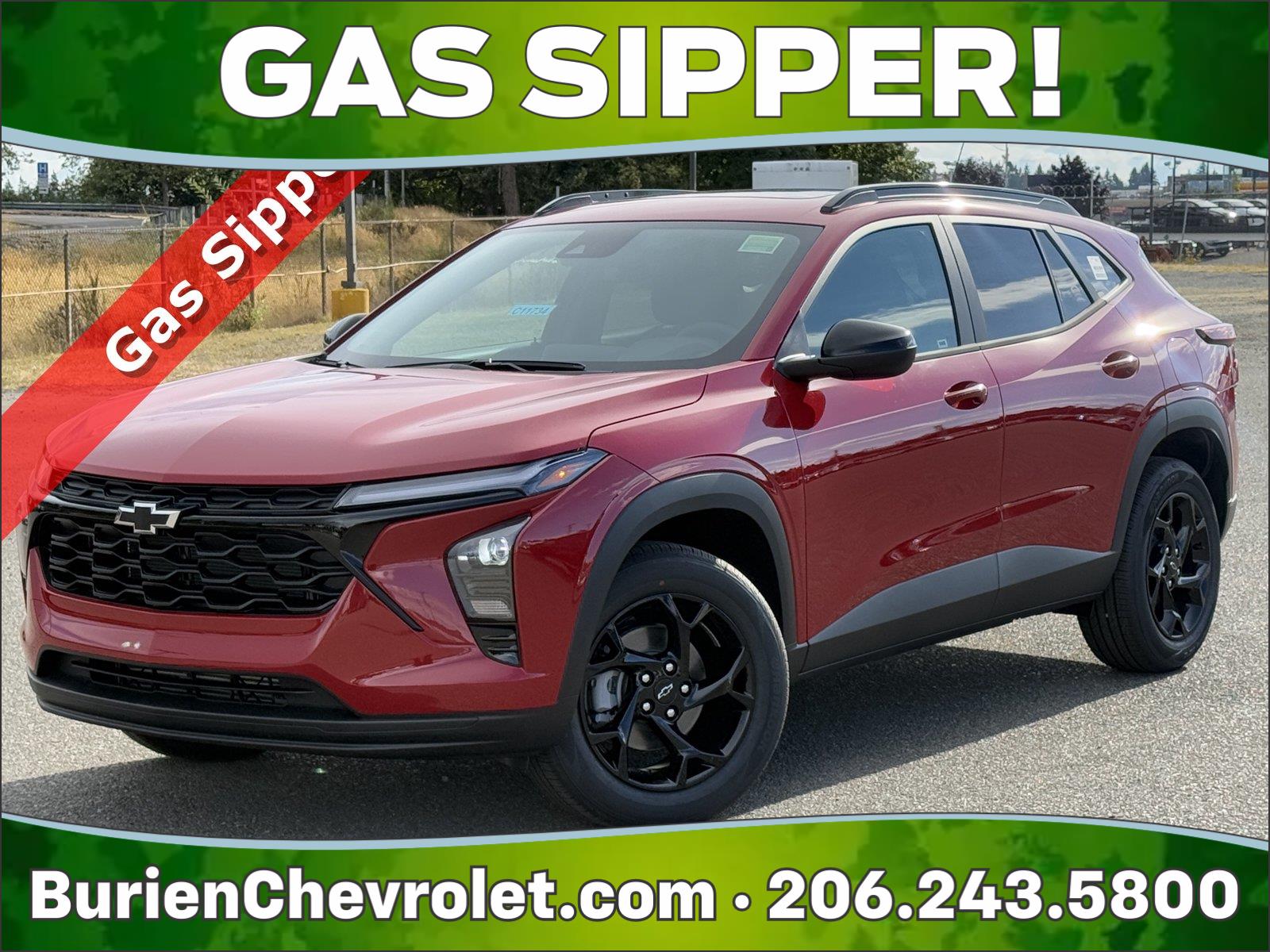 Apex Red 2026 Chevrolet Trax SUV / Crossover Front-Wheel Drive 6-Speed Automatic