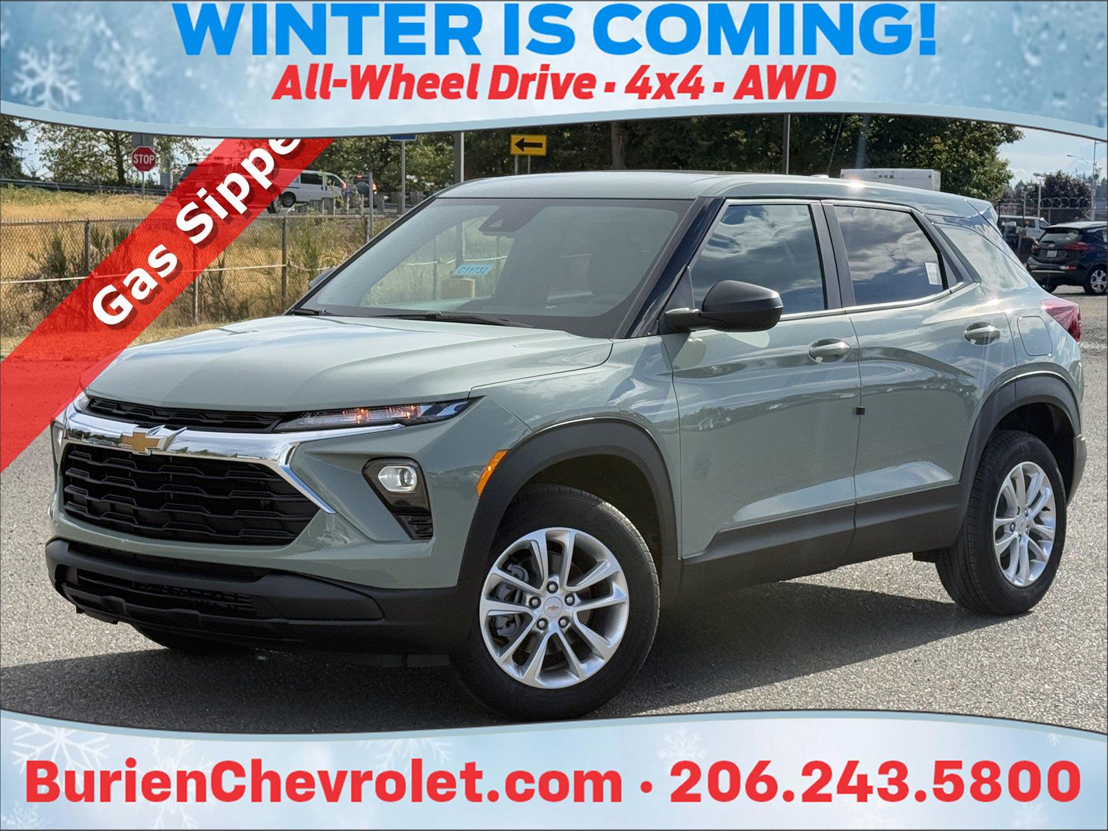Cacti Green 2026 Chevrolet Trailblazer SUV / Crossover Four-Wheel Drive 9-Speed Automatic