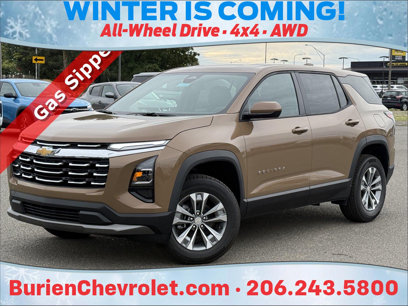 Autumn Harvest Metallic 2027 Chevrolet Equinox SUV / Crossover Four-Wheel Drive 8-Speed Automatic