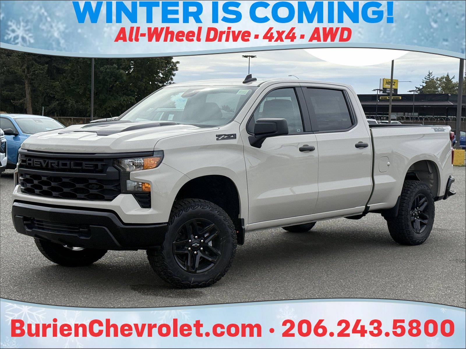 White Sands 2026 Chevrolet Silverado 1500 Pickup Truck Four-Wheel Drive Automatic