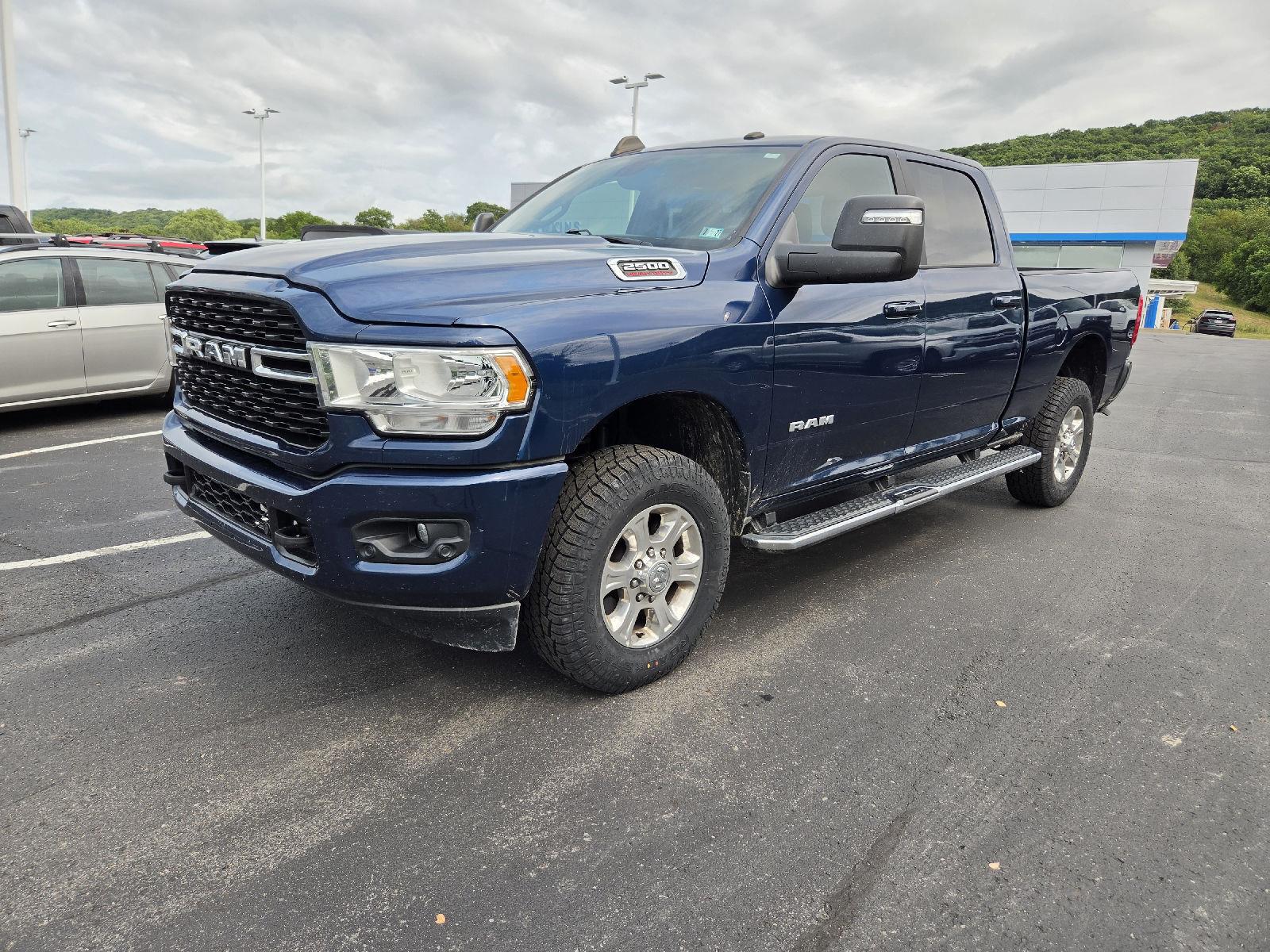 Patriot Blue Pearlcoat 2024 RAM 2500 Pickup Truck Four-Wheel Drive 8-Speed Automatic
