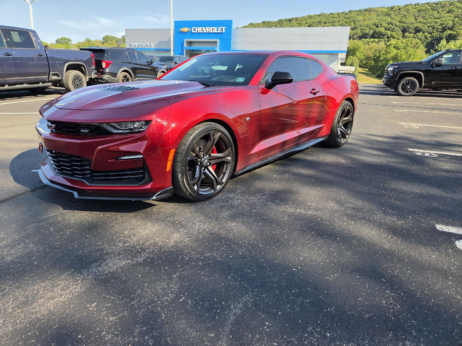 Wild Cherry Tintcoat 2021 Chevrolet Camaro Coupe Rear-Wheel Drive 6-Speed Manual