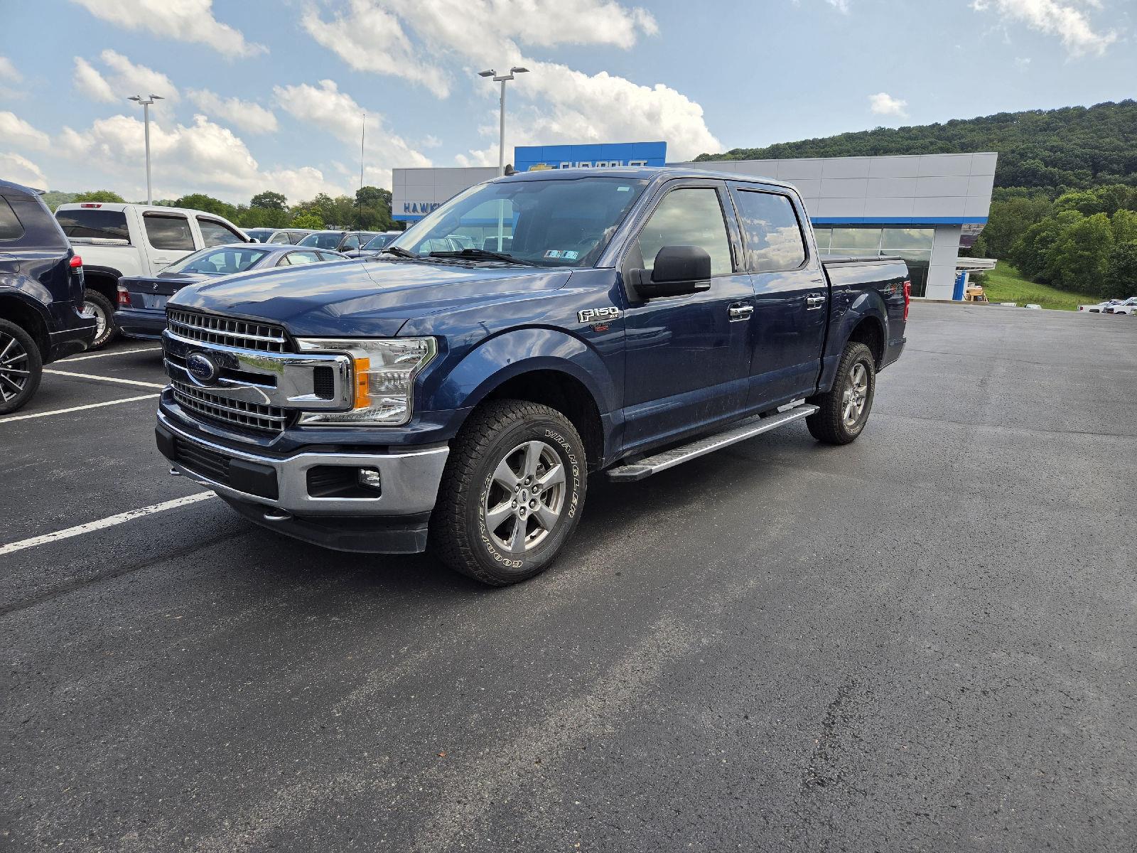 Blue Jeans 2019 Ford F-150 Pickup Truck Four-Wheel Drive 6-Speed Automatic