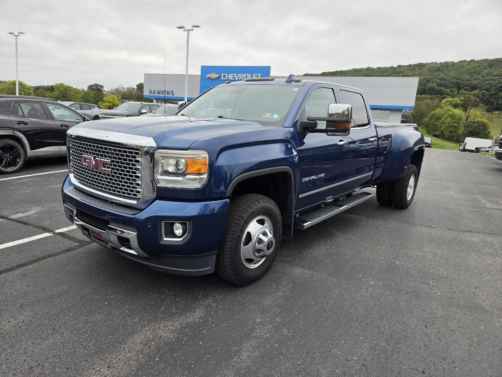 Stone Blue Metallic 2016 GMC Sierra 3500HD Pickup Truck Four-Wheel Drive 6-Speed Automatic