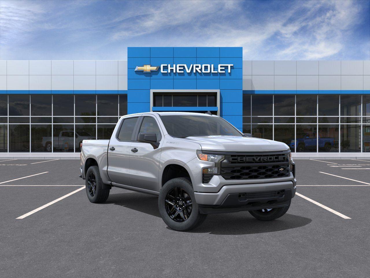 Sterling Gray Metallic 2026 Chevrolet Silverado 1500 Pickup Truck Four-Wheel Drive 8-Speed Automatic