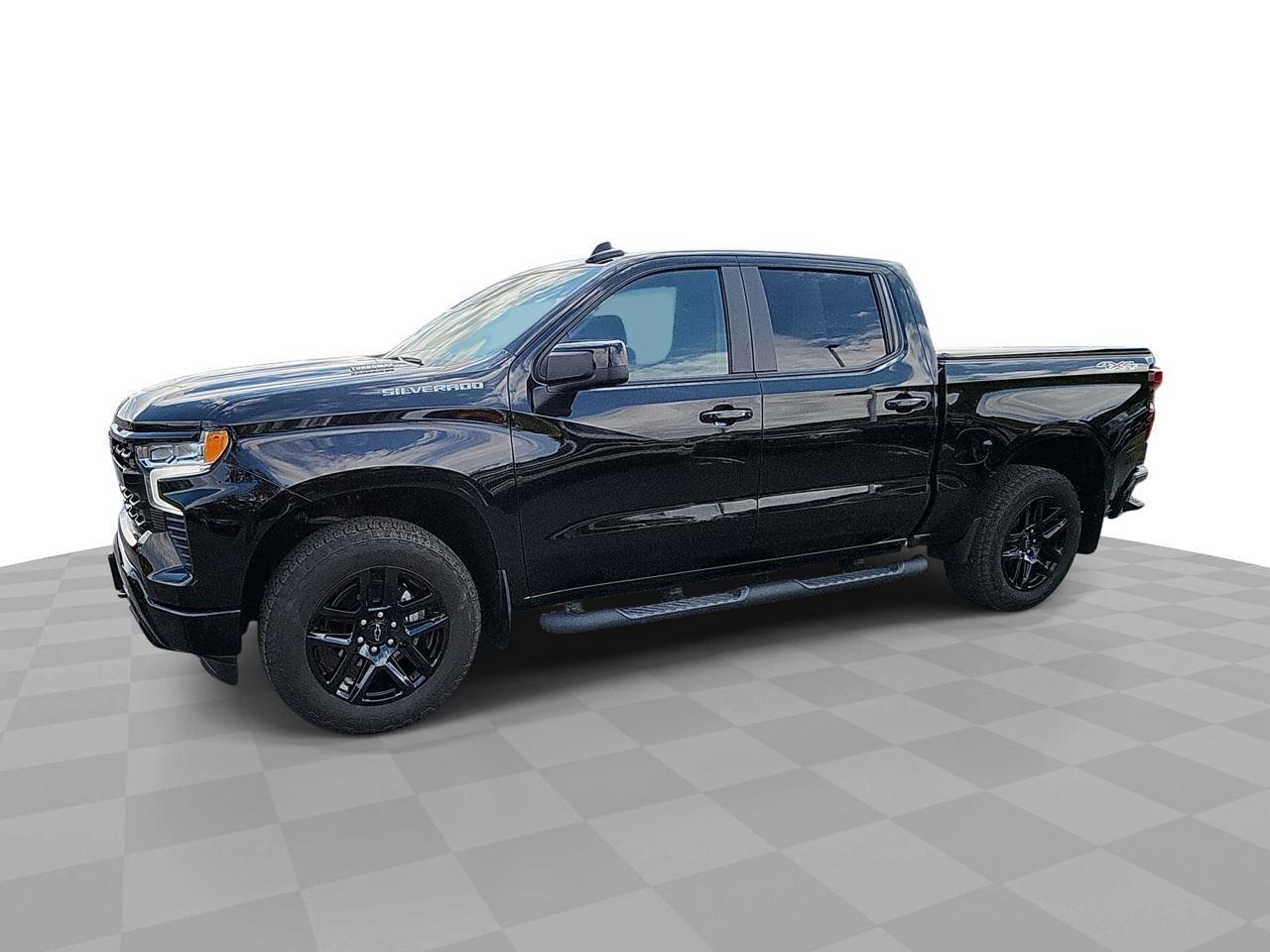 Black 2026 Chevrolet Silverado 1500 Pickup Truck Four-Wheel Drive 8-Speed Automatic
